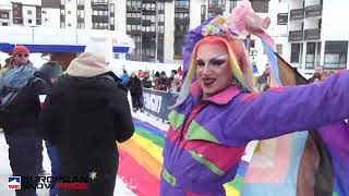 Europes biggest gay ski week  European Snow Pride  Powered by SCRUFF  Tignes [upl. by Edouard632]