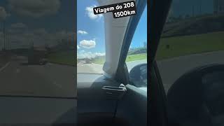 Teste de viagem com peugeot 208 like 10 [upl. by Armbruster]