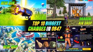 Top New Changes In Ob47 Update 🥳🤯  Free Fire New Event  Ff New Event  Upcoming Event In Free Fire [upl. by Eanil]