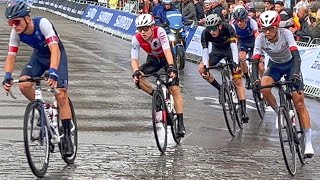 Zurich UCI Men Junior Road Race Cycling World Championships 2024 🚴‍♂️ 4K Rain Walk Switzerland ☔️ [upl. by Cahan]