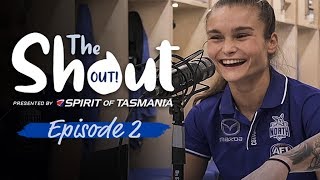 AFLW The Shout Out Podcast  Episode 2  Jasmine Garners early goal celebration [upl. by Aramoj]