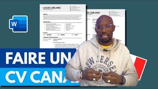 Comment creer un Cv Canadien [upl. by Adekan]