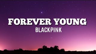 BLACKPINK블랙핑크FOREVER YOUNG Lyrics [upl. by Grane995]