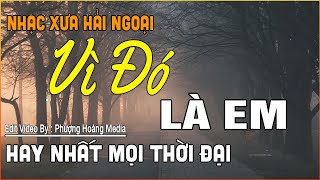 Vì Đó Là Em  Nhạc Xưa Hải Ngoại HAY NHẤT MỌI THỜI ĐẠI  Dòng Nhạc Tình Ca Bất Hủ Để Đời [upl. by Lodie531]