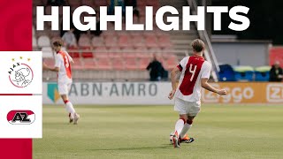 Tough Game 👊  Highlights Ajax O19  AZ O19 [upl. by Akiraa]