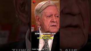 „Helmut Schmidt über Einwanderung aus fremden Zivilisationen  Erkenntnisse und Herausforderungen“ [upl. by Esma]