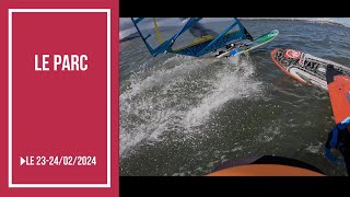 WINDSURF LA NAUTIQUE LE PARC LE 2324022024 LEUCATE FRANCE GOPRO [upl. by Cullie]