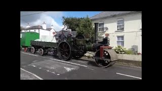 Traction Engines in Pensilva Cornwall 2024 [upl. by Ayidah971]