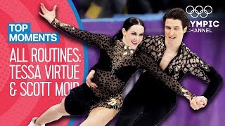 Tessa Virtue amp Scott Moir  Every Olympic Performance  Top Moments [upl. by Leith]