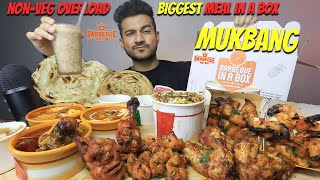 INDIAS BIGGEST MEAL IN A BOX 2024 NON VEG OVERLOAD FROM BARBEQUE NATION Entertainmentj9d4n [upl. by Haywood]