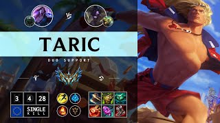 Taric Support vs Alistar  EUW Challenger Patch 1414 [upl. by Godred882]