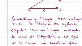 11 Relation dans les triangles rectangles NS1 [upl. by Yorgerg]