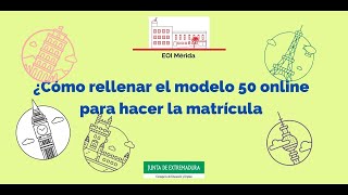 Cómo rellenar el modelo 50 EOI de Mérida [upl. by Oiled591]