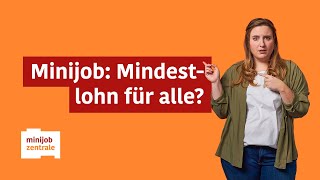 Stand 2023 Minijob amp Mindestlohn Alle Infos rund um deinen Verdienst [upl. by Dennis]