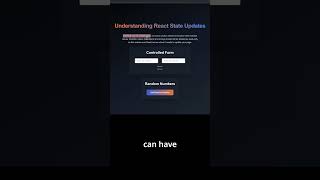 Did You Know This About quotStatequot In Reactjs reactjs softwareengineer [upl. by Bayly]