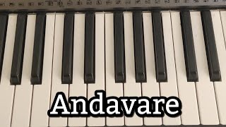 Andavare Irakamayirum Keyboard Notes [upl. by Ilujna356]