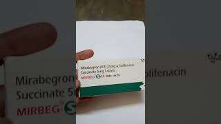 MIRBEG S 25  TABLET  MIRABEGRON  SOLIFENACIN  💊MEDICINE [upl. by Nagar]