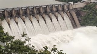 srisailam 🕉️🕉️ dam 2022 year 10 gates subscribe [upl. by Lundell658]