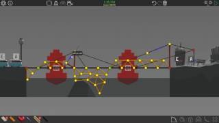 Poly Bridge 510 Double Drawbridge [upl. by Eecyal]