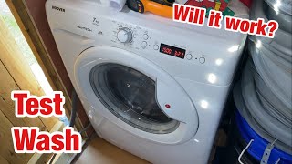 Hoover VisionTech VTS715D21X washing machine  Test wash Cottons 60° Bangs and sudslocks included [upl. by Yvette]