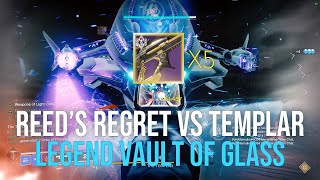 Reeds Regret VS Legend Templar with TTK Values Season of the Lost Destiny 2 [upl. by Soirtemed]