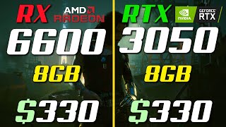 RTX 3050 vs RX 6600  Test in 8 Games [upl. by Ibrek]