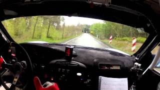 Onboard Porsche GT3 ZeltnerZeltner Sachsen Rallye 2013 Stage 68 HD [upl. by Ynohtn]