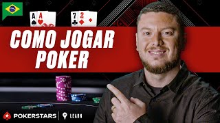 Como Jogar Poker Guia para Iniciantes ♠️ PokerStars Learn [upl. by Oiramat]