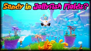 Play as Sandy in Jellyfish Fields  Spongebob Battle for Bikini Bottom Rehydrated Glitch [upl. by Adnir28]