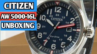 Citizen aw500016l unboxingcitizen field watchcitizen eco [upl. by Ayra]