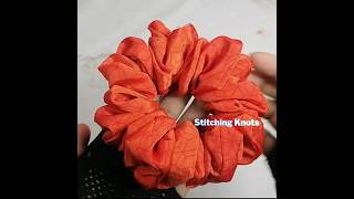 Super easy rubber band rubberband scrunchies hairband shorts [upl. by Edmondo]