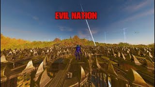 ARK OFFICIAL PVP  EVIL NATION [upl. by Ahseuqram]