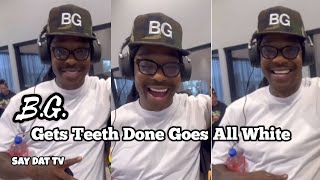 BG Shows Off New Teeth In Live Video With Boosie Badazz [upl. by Noraha39]