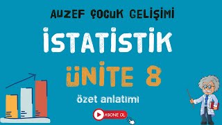 AUZEF İstatistik  Ünite 8  Dağılma Ölçüleri [upl. by Karleen640]