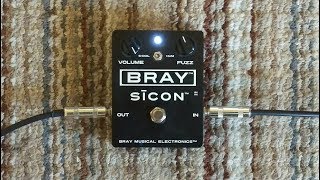 BRAY SICON Fuzz Pedal thru a BRAY 2022 Deluxe  2018 LA Amp Show [upl. by Nickelsen]