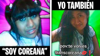 TOP 5 TIK TOKERS TRANSCOREANAS MAS CRINGE [upl. by Marlon]