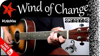 WIND OF CHANGE 🪁  Scorpions 🦂  GUITAR Cover  MusikMan N°159 [upl. by Bray]