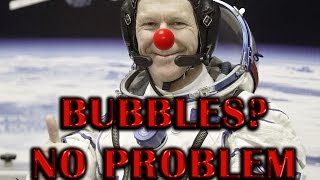 Tim Peake EXPLAINS BUBBLES IN SPACE  Flat Earth [upl. by Malchus]