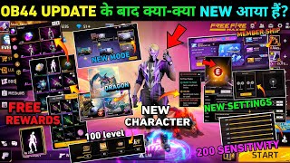 OPEN 🤯 Ob44 New Update 🔥 Free Fire India Time  FF Max New Ob44 Update Today Kab Aayega Changes [upl. by Yssirhc]