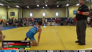 Cadet Men 106 Cory Primeau Minnesota Vs Caden Arps Nebraska [upl. by Netloc]