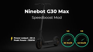 Ninebot G30 Max Speedboost with XiaoDash ITA [upl. by Enajharas257]