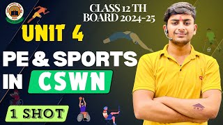 PE amp Sports for CWSN Unit 4 Oneshot Physical Education Class 12 CBSE Board 202425 🔥 [upl. by Suixela]