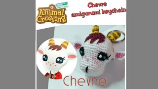 ACNH CHEVRE amigurumi keychain crochet pattern [upl. by Herm]