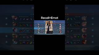 Recall  Emote yin vs selena selenaml mobilelegends selena mlbb shorts [upl. by Wil]