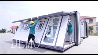 Bastone Mobile Expandable Prefab House 15ft x 20ft [upl. by Nhguahs694]