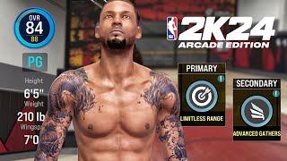 NBA 2K24 Arcade Edition My Career  BUILD CREATION amp GAMEPLAY Part 1 [upl. by Yemane604]