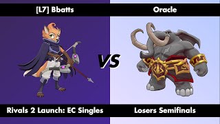 L7  Bbatts  Fleet  vs Oracle  Loxodont    EC Losers Semifinals [upl. by Emiaj832]