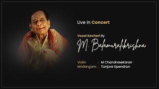 Dr M Balamuralikrishna  Carnatic Violin Kacheri  CarnaticPrapancha [upl. by Ettegroeg]