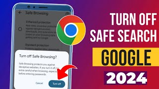 How To Turn Off Google SafeSearch on Mobile 2024  Google safe search [upl. by Eohce]