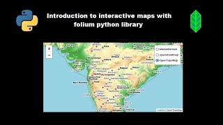 Introduction to Folium for interactive maps in python [upl. by Llemej]